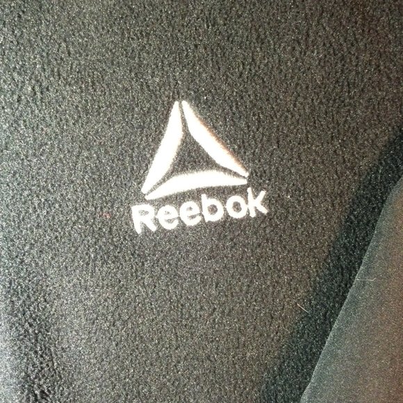 Reebok Nylon/Fleece Hooded Full Zip Up Jacket - Picture 6 of 9
